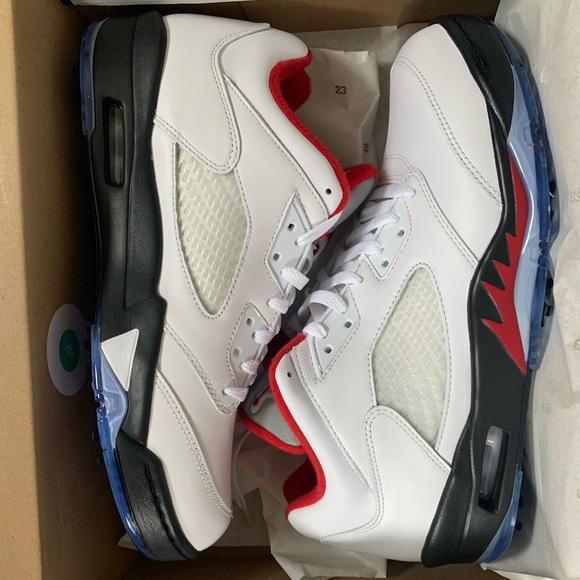 RARW AIR JORDAN 5 LOW GOLF 'FIRE RED' - Picture 1 of 6